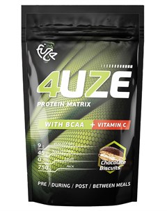 Мультикомпонентный протеин Фьюз 47 BCAA вкус Шоколадное печенье 750 г Fuze