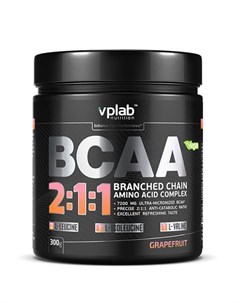 Аминокислоты BCAA 2 1 1 вкус Грейпфрут 300 гр VPLab Vplab nutrition
