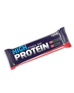 Протеиновый батончик 40 High Protein вкус Клубника 50 гр VPLab Vplab nutrition