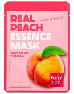 Тканевая маска для лица с экстрактом персика 23 мл Farmstay
