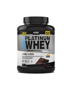 Сывороточный протеин 100 Platinum Whey вкус Шоколад 2 3 кг VPLab Vplab nutrition