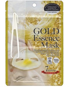 Тканевый маски с золотым составом 7 шт Japan gals