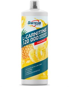 L Carnitine 120 000 сoncentrate вкус ананас 1000 мл Geneticlab