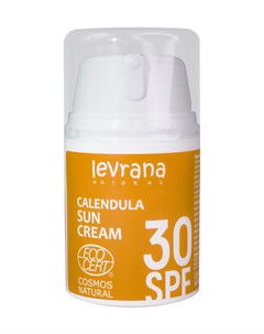 Солнцезащитный крем для тела SPF 30 Календула 50 мл Levrana
