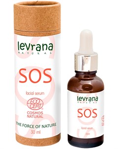 Сыворотка для лица SOS противовоспалительная для проблемной кожи с акне точечного действия 30 мл Levrana