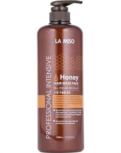 Маска для волос Professional Intensive Honey 1000 мл La miso