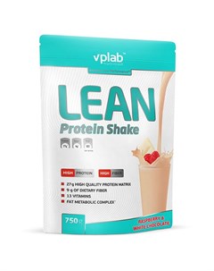 Сывороточный протеин Lean Protein Shake вкус Малина и белый шоколад 750 гр VPLab Vplab nutrition
