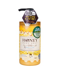 Гель для душа увлажняющий с экстрактом меда и молока Honey Milk 500 мл Funs