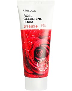 Пенка для умывания с экстрактом розы Rose Cleansing Foam 100 мл Lebelage