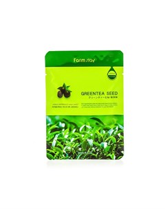 Тканевая маска с натуральным экстрактом зеленого чая 23 мл Farmstay