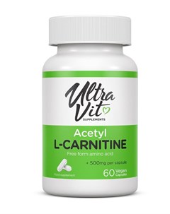 L карнитин 60 капсул Ultravit