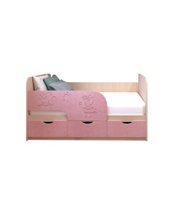 Детская кровать Свинка Пеппа МДФ 1 6 м Вавилон 058