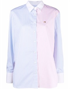 Полосатая рубашка с аппликацией Fox Maison kitsuné