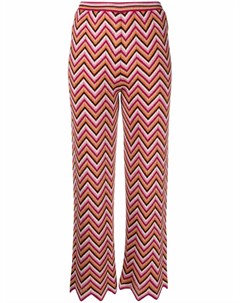 Укороченные брюки с узором зигзаг M missoni