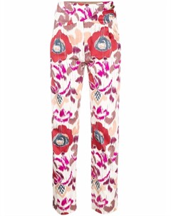 Прямые брюки с цветочным принтом Blazé milano