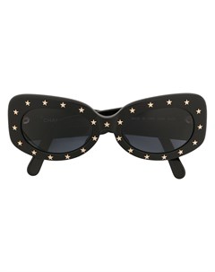 Солнцезащитные очки в прямоугольной оправе Chanel pre-owned