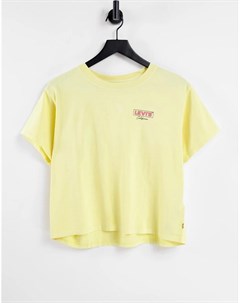 Желтая футболка с принтом в университетском стиле Levi's®