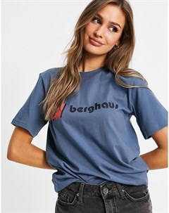 Синяя футболка с логотипом на груди Heritage Berghaus