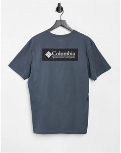 Серая футболка с принтом на спине North Cascades Columbia