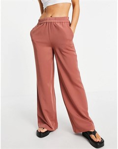 Пыльно розовые брюки от комплекта свободного кроя Na-kd