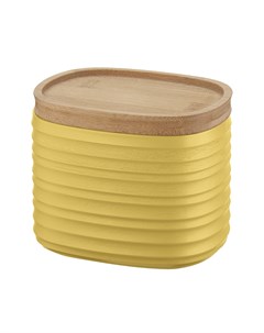 Емкость для хранения с бамбуковой крышкой tierra желтый 12x11x9 см Guzzini