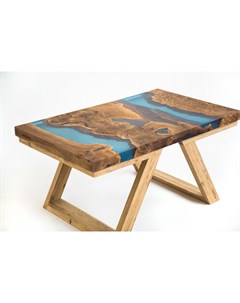 Журнальный стол голубой 94 0x45 0x58 0 см Woodzpro