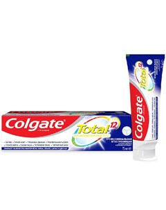 КОЛГЕЙТ ТОТАЛ 12 зубная паста Про отбеливание 75мл Colgate-palmolive