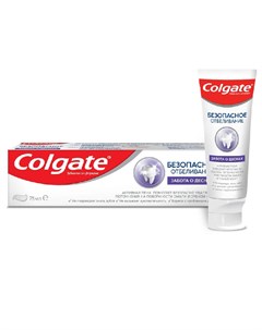 КОЛГЕЙТ зубная паста Безопасное отбеливание забота о деснах 75мл Colgate-palmolive