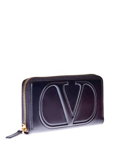 Кожаный кошелек с архивной стеганой эмблемой VLOGO Valentino garavani