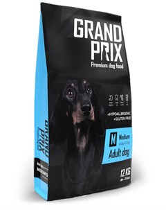 Сухой корм для собак Medium Adult для средних пород 12 кг Grand prix