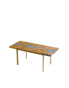 Обеденный стол синий 80 0x75 0x187 0 см Woodzpro