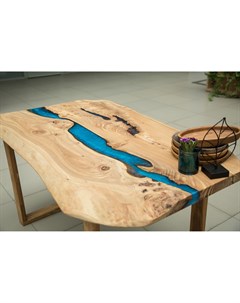 Обеденный стол синий 85 0x75 0x150 0 см Woodzpro