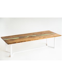 Обеденный стол зеленый 120 0x75 0x300 0 см Woodzpro