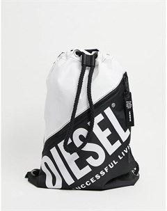 Черный рюкзак с затягивающимся шнурком Diesel