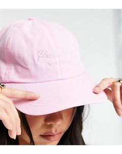 Розовая кепка с вышитым логотипом Inspired Reclaimed vintage