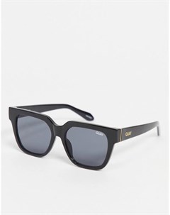 Черные квадратные солнцезащитные очки в стиле унисекс Quay PSA Quay australia