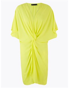 Пляжное платье мини кафтан с глубоким вырезом Marks & spencer