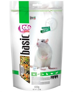 Basic корм для декоративных крыс 600 гр Lolo pets