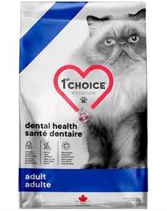 Care Cat Adult Dental Health для взрослых кошек от заболеваний зубов и десен с курицей 4 кг 1st choice