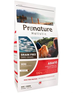 Holistic Grain Free Dog Asiato беззерновой для взрослых собак маленьких и средних пород Азиатская ку Pronature