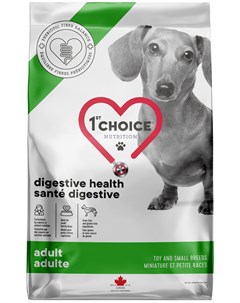 Care Dog Adult Toy Small Breeds Digestive Health беззерновой для взрослых собак маленьких пород с чу 1st choice