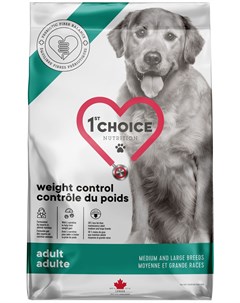 Care Dog Adult Medium Large Breeds Weight Control диетический для взрослых собак средних и крупных п 1st choice