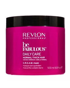 Ежедневная маска для нормальных густых волос Normal Cream Mask 500 мл Be Fabulous Revlon professional