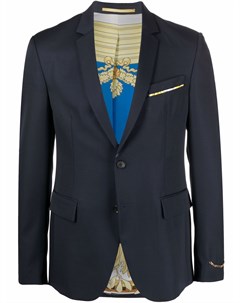 Однобортный пиджак из шерсти Versace