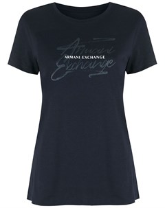 Футболка с логотипом Armani exchange