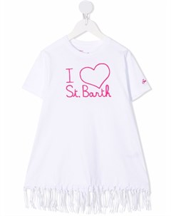 Платье футболка с вышитым логотипом Mc2 saint barth