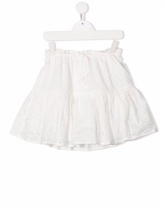 Мини юбка с английской вышивкой Zimmermann kids