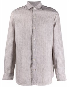 Полосатая рубашка с длинными рукавами Finamore 1925 napoli