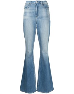 Расклешенные джинсы с эффектом потертости L'agence