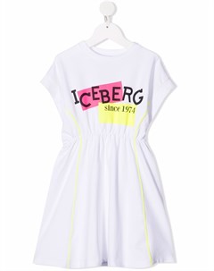 Платье с логотипом Iceberg kids